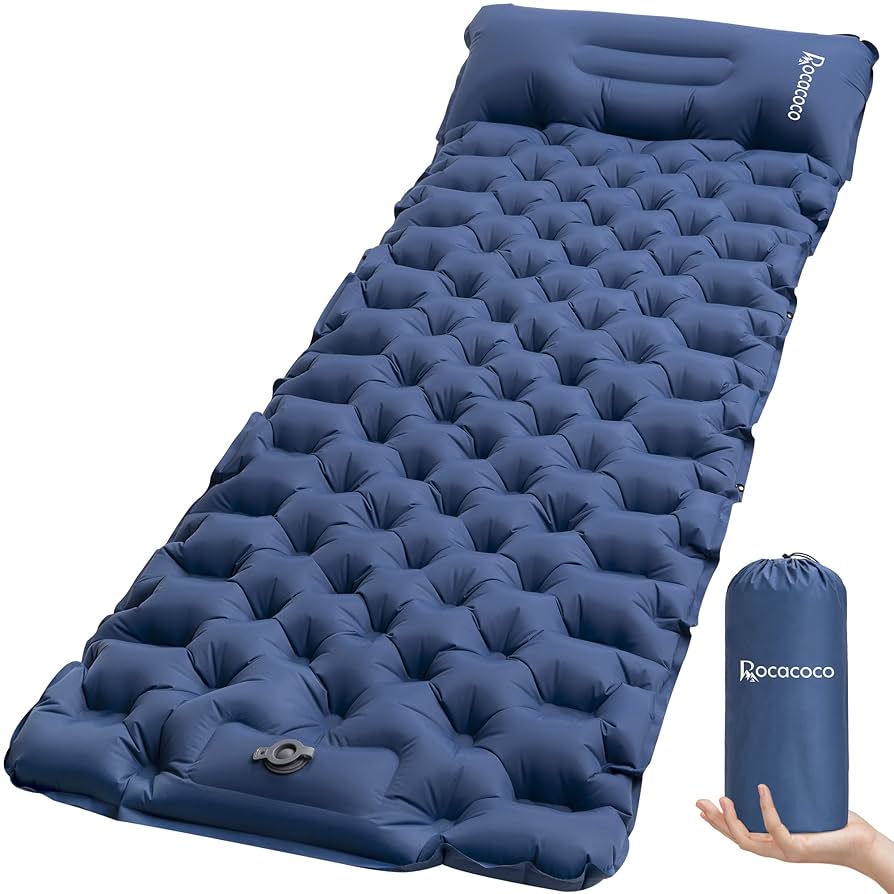 Do cacocoエアマット Amazon.co.jp: エアーマット Rocacoco 10cm厚さ 幅広70